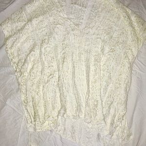 White Bathing Suit Cover Up